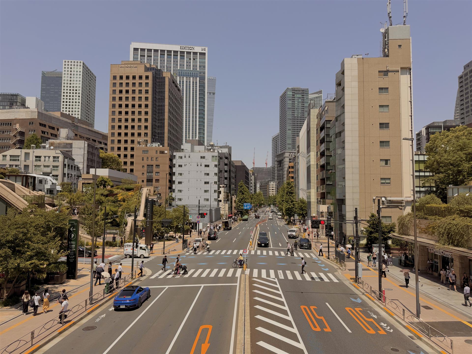 Road near Tokyo Tower