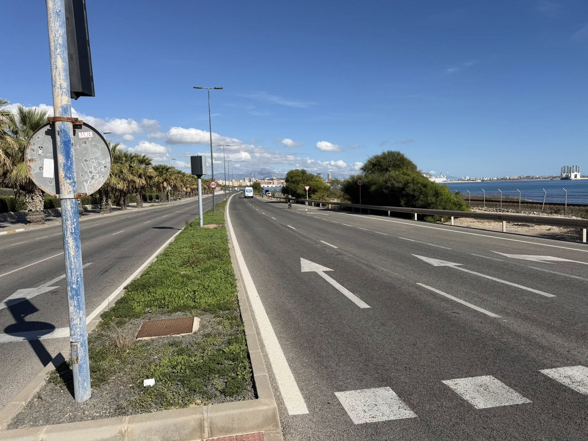 Road near hotel