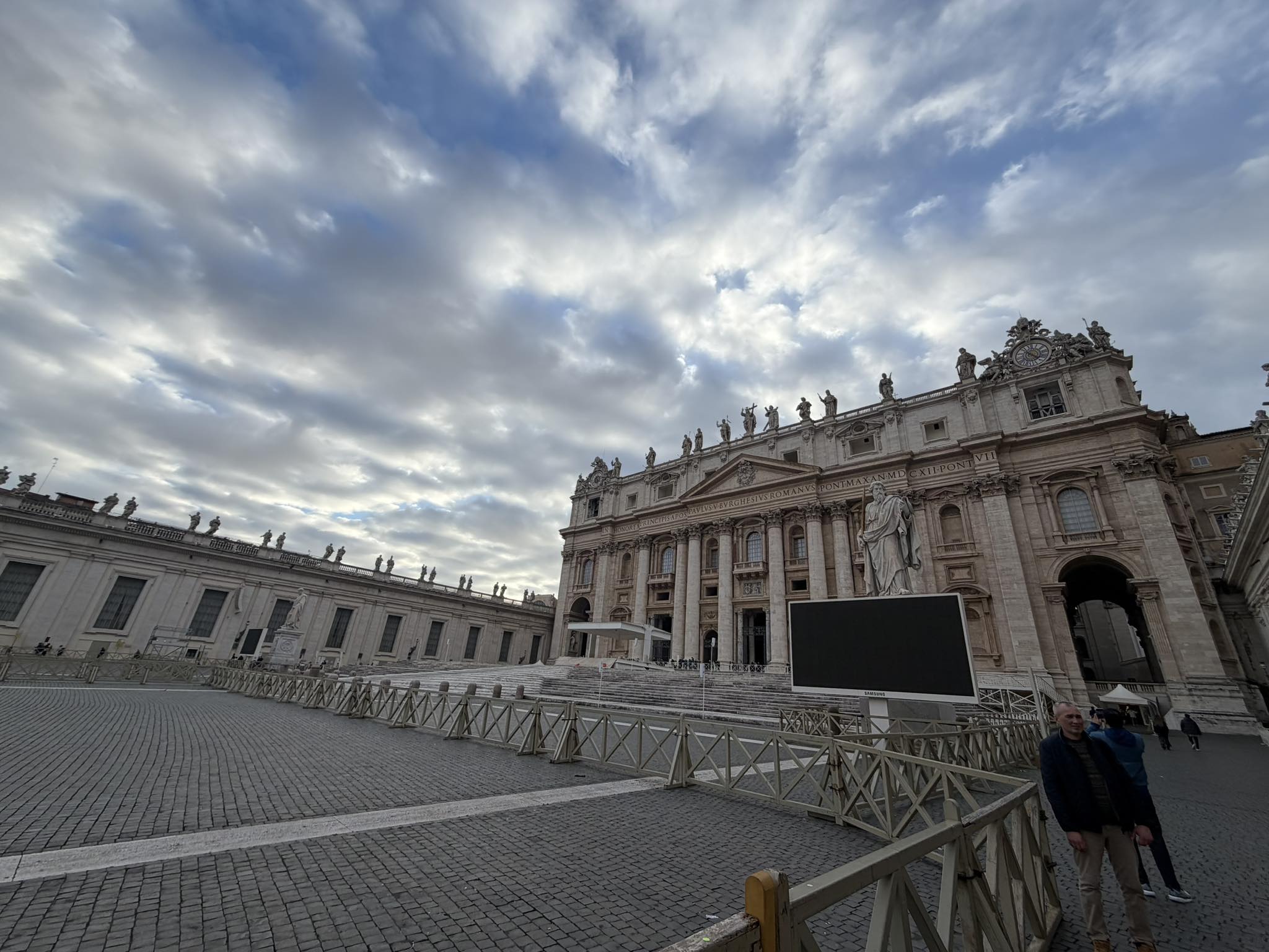 Front view of vatican