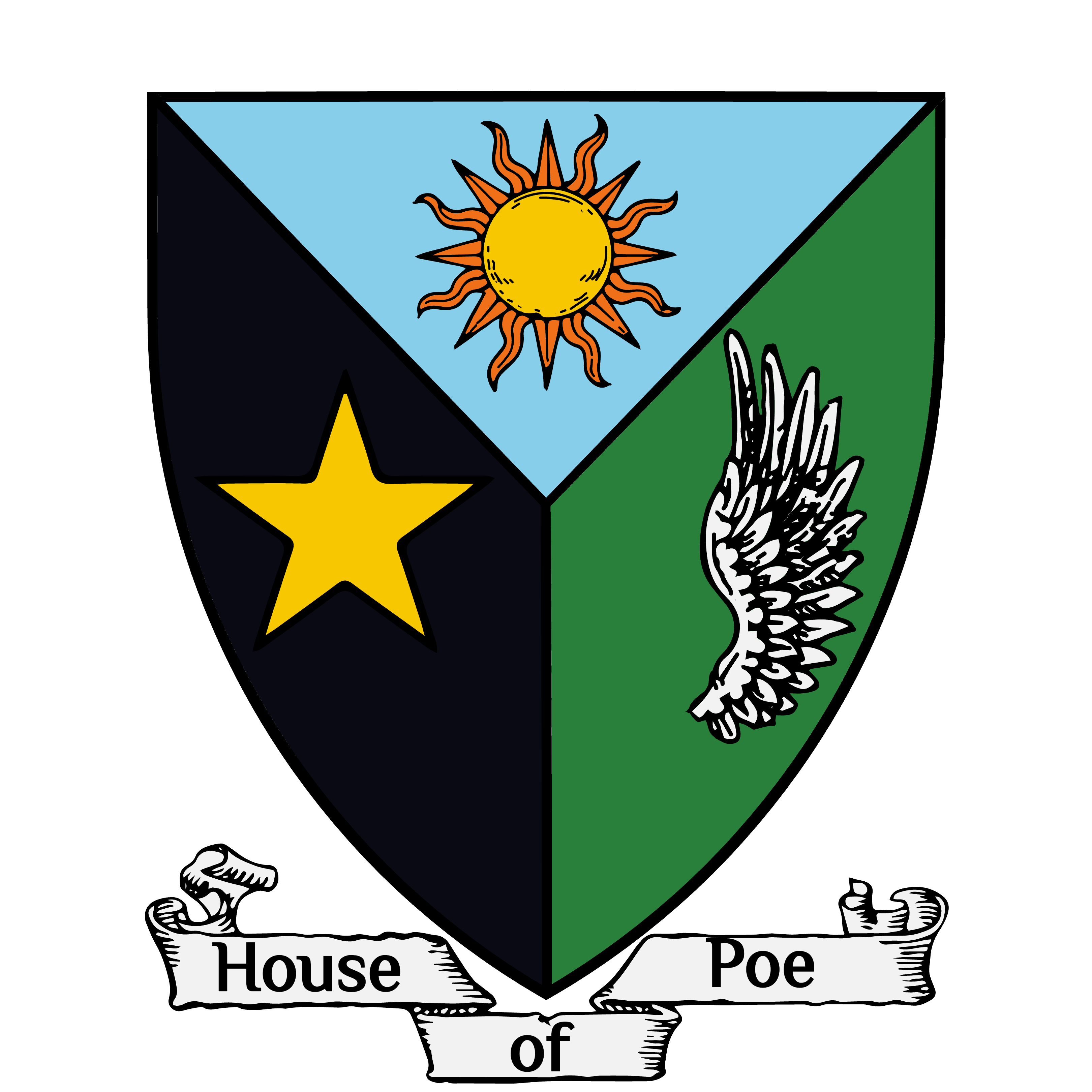 House of Poe shield